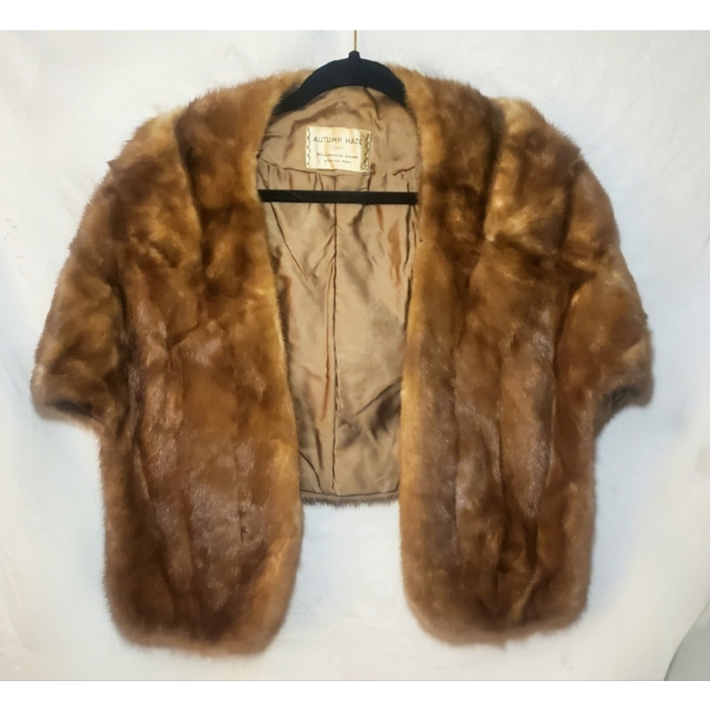 Autumn Haze Brand Mink Fur Stole